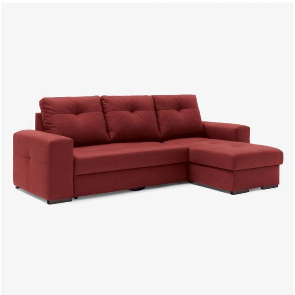 Sofa chaiselongue moderno cama PAULA sistema arrastre arcon