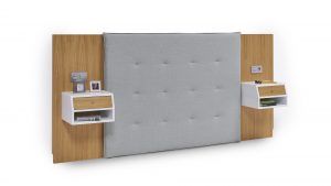 ambiente cabezal tapizado moderno rhin dormitorio matrimonio
