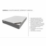 caracteristicas colchon viscoelastica marsella super soft carbono descanso confort dormitorio