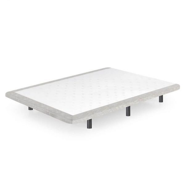 base tapizada acero suydi barras transversales descanso dormitorio