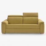 detalle sofa cama cabezal abatible moderno carmel tapizado patas madera