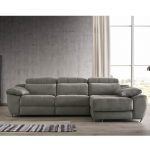 sofa chaiselongue salon moderno air relax electrico abatible tapizado