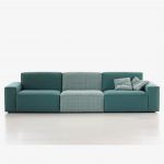 sofa salon moderno COOL modular tapizado patas madera