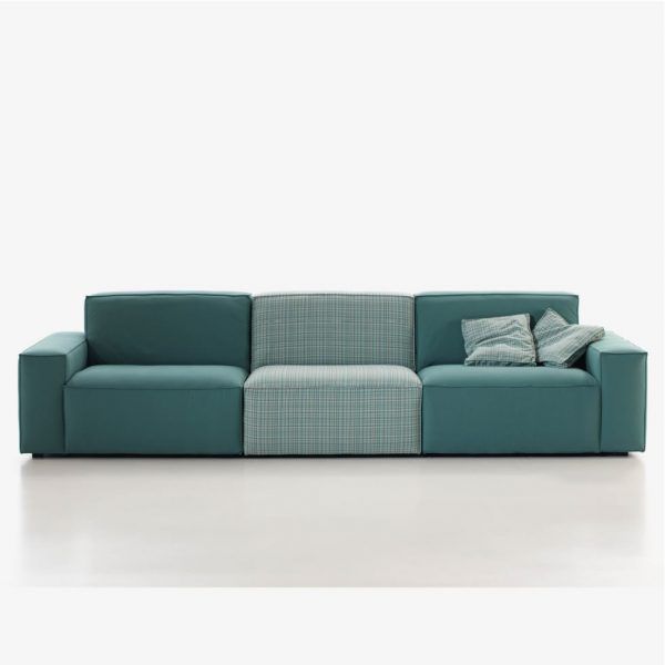 sofa salon moderno COOL modular tapizado patas madera