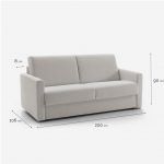 medidas sofa cama moderno daro apertura italiano salon dormitorio