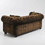 sofa clasico tapizado capitone autentico chester salon patas torneadas