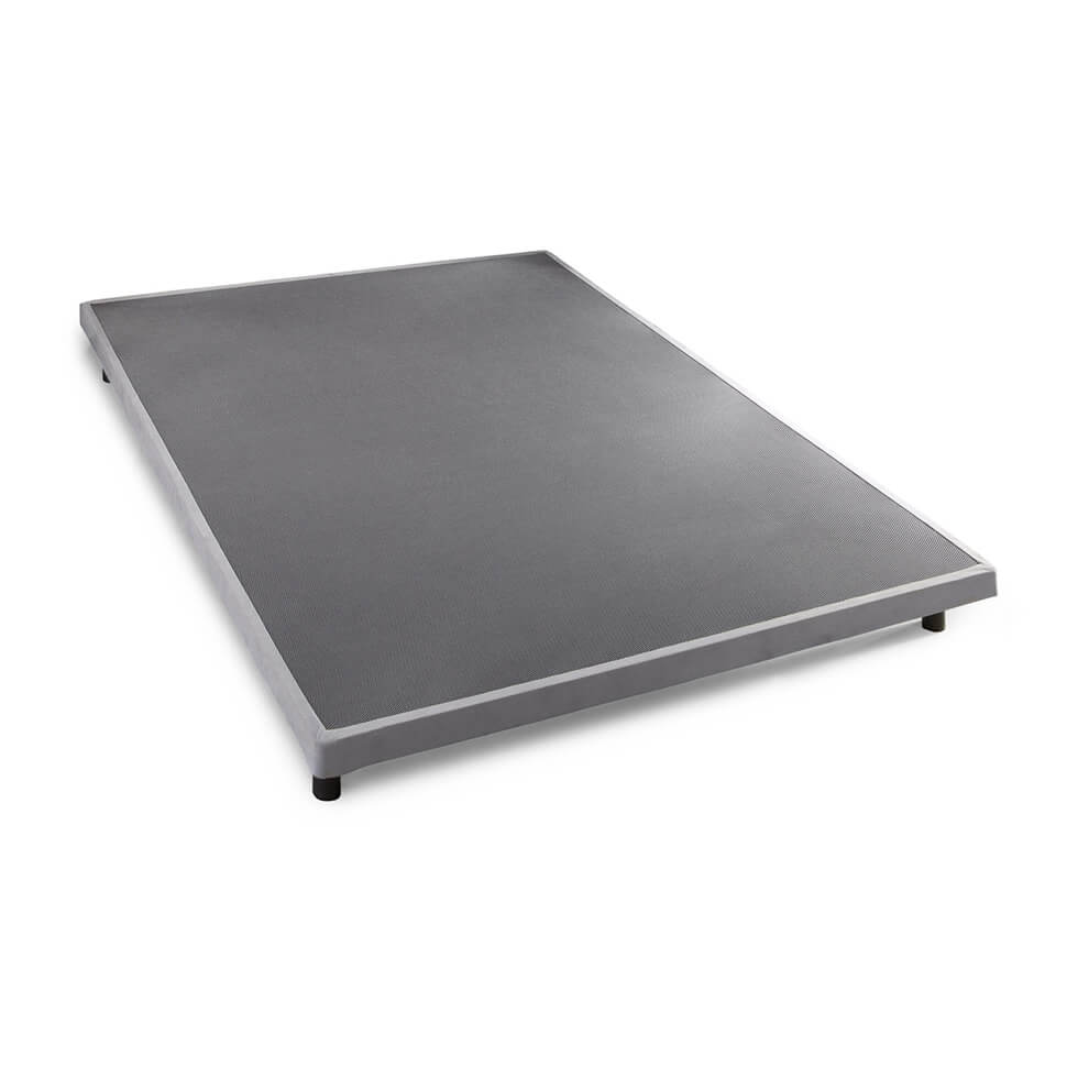 Base francesa DENVER tapizada con patas en madera