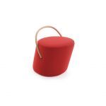 pouff tapizado OPOF contemporáneo salon moderno madera