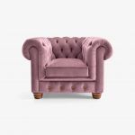 sillon individual clasico cheste patas madera tapizado capitone