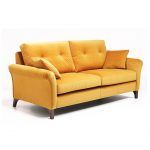 sofa clasico mayo tapizado patas madera barnizadas salon
