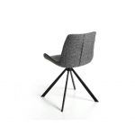 Detalle silla comedor o despacho giratoria ARCA tapizado
