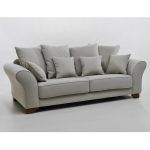 Sofa salon clasico BRUNO patas madera y tapiazado