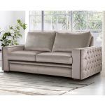 Sofa salon clasico CINTA brazos capitone patas adera