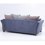 Detalle sofa clasica LOFT salon patas madera tapizado