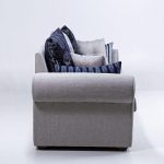 Sofa clasico salon comedor VOLGA detalle brazo tapizado