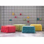 Pouff cama plegable MORFEO dormitorio moderno tapizado