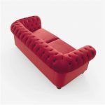 Sofa cama o fijo CHESTE clasico capitone