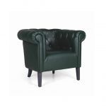 Sofa hosteleria capitone MANCHESTER 1 plaza patas madera