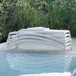 Tumbona hosteleria MAREA detalle apilable mueble exterior