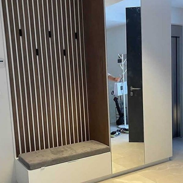 mueble recibidor moderno diseño y medida especial