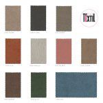 muestrario acabados tejidos tapizados coleccion cyro stilo textil