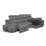 detalle arcon sofa chaiselon cama moderno deslizante milano tapizado descanso