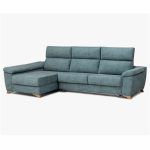 sofa cama chaiselongue moderno tapizado apertura italiana patas madera descanso confort