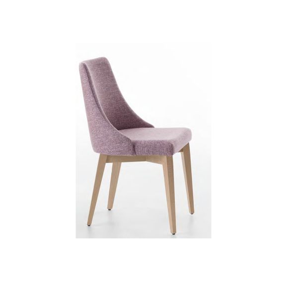 silla noa moderna nordica tapizada madera salon comedor hosteleria contract