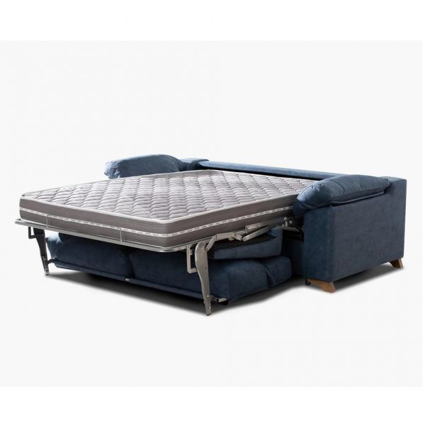 detalle apertura sistema italiano sofa cama moderno amanda tapizado descanso salon dormitorio