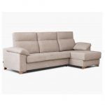 sofa cama chaiselongue moderno patas madera tapizado apertura italiana