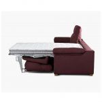 detalle apertura sofa chaiselongue cama salon moderno flor abatible arcon descanso confort tapizado