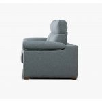 detalle sofa cama moderno violeta apertura italiana brazo arcon descanso
