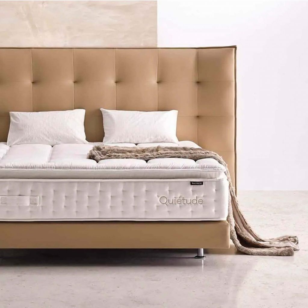 conjunto descanso dormitorio matrimonio moderno cabezal canape colchon ecus confort