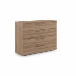 comoda cajones tirador melamina moderna mix nordico dormitorio