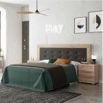 dormitorio moderno mesitas noche sahara 3cajones tirador melamina