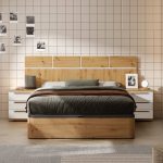 Dormitorio con canapé y 2 mesitas SCARLET en moderno - Imagen 3