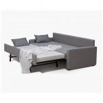 Detalle apertura sofa cama nido carla moderno