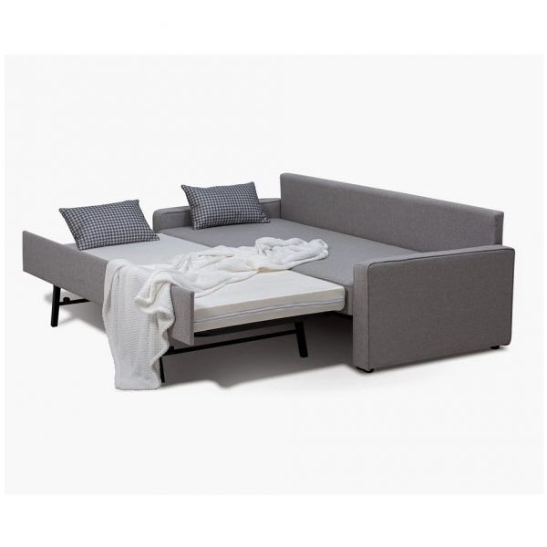 Detalle apertura sofa cama nido carla moderno