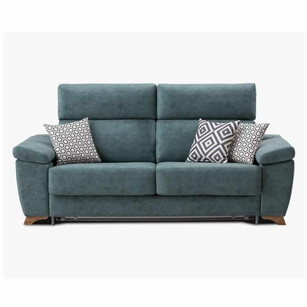 sofa cama moderno estela desenfundable patas madera sistema apertura italiano tapizado confort descanso dormitorio salon