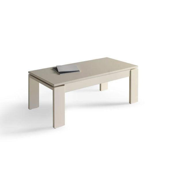 mesa centro elevable helvia moderna rectangular salon comedor