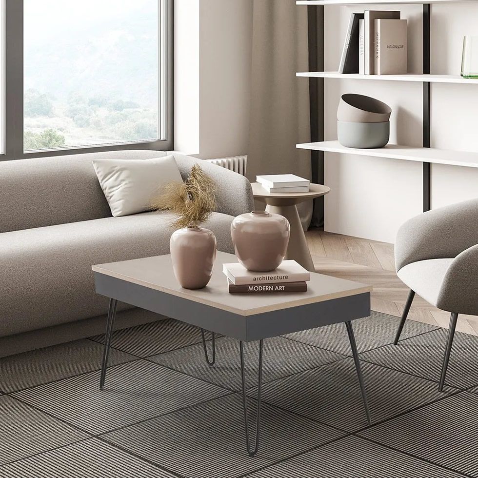 386 MESA DE CENTRO ELEVABLE KEOPS 96X50X47 AMBIENTE.980X980IMG mesa centro moderna elevable keops acero rectangular