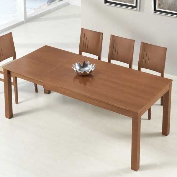 ambiente mesa rectangular comedor moderna savina extensible moderna haya salon