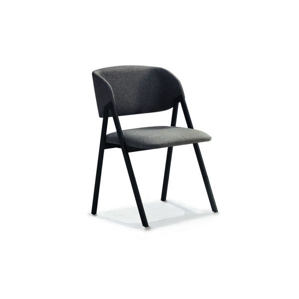 silla moderna metalica tapizada hogar contract hosteleria