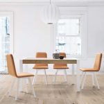 ambiente mesa comedor fabia moderna rectangular extensible