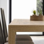 Mesa Comedor extensible FANNIA Rectangular con patas de madera - Imagen 4