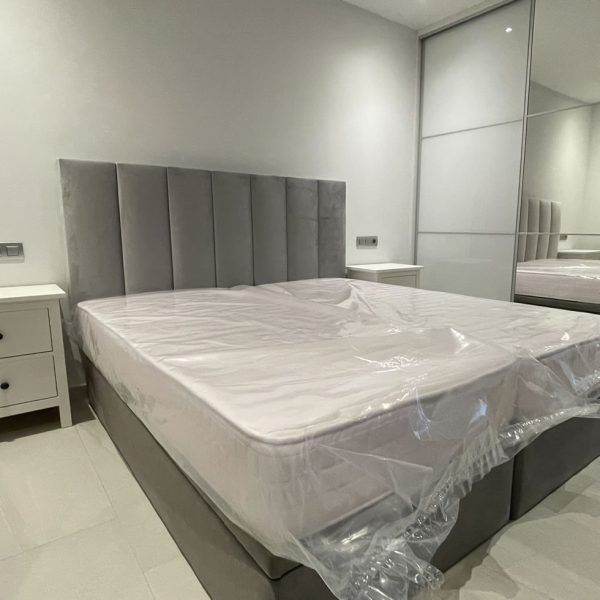 ambiente dormitorio cabezal tapizado moderno triana descanso confort
