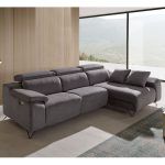 sofa chaiselongue moderno brisa relax respaldo abatible desenfundable salon comedor