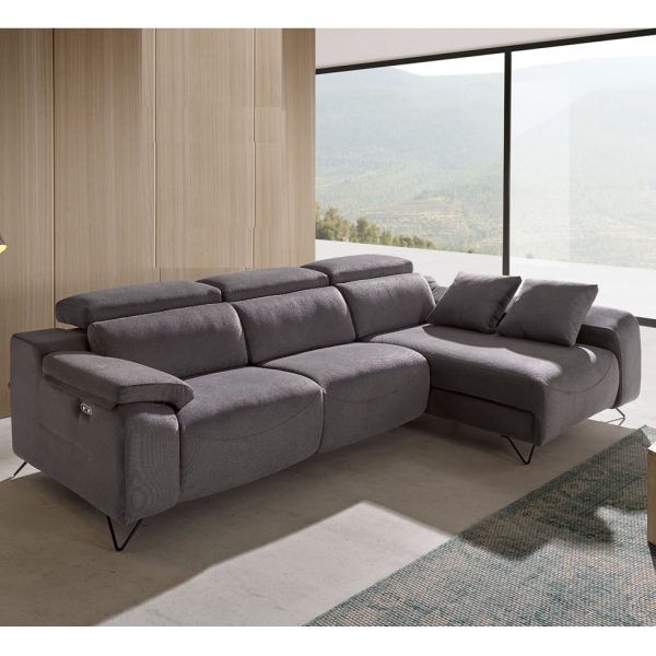 sofa chaiselongue moderno brisa relax respaldo abatible desenfundable salon comedor