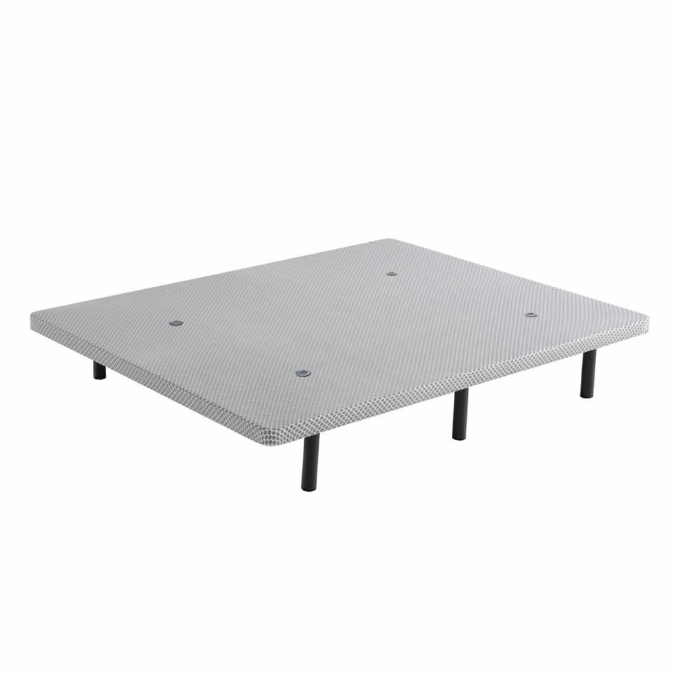 216 BASE TAPIZADA BASE 60 5 BARRAS 3D PRINCIPAL.980X980IMG base tapizada konna con patas metalicas descanso dormitorio