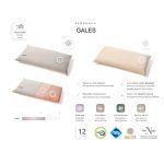 detalle almohada reversible gales viscoelastica confort termico descanso dormitorio